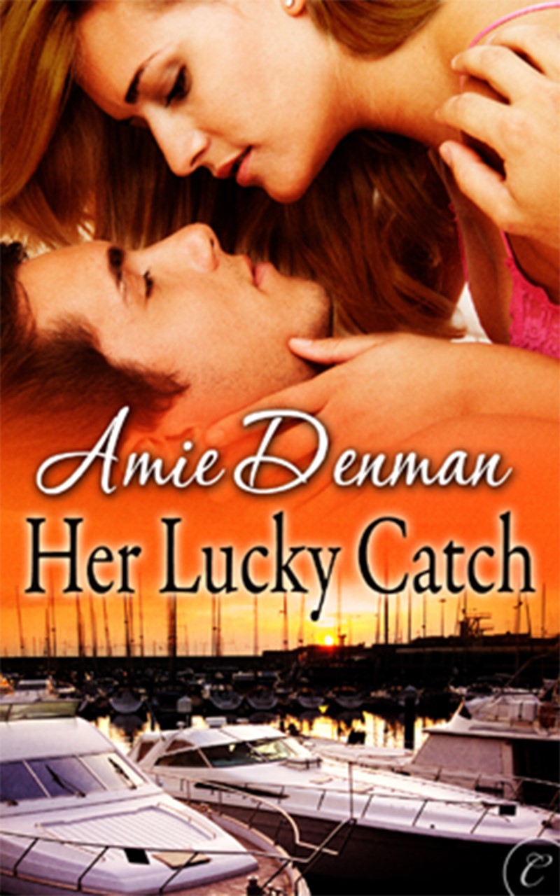Lucky catch. She is a lucky. catch your luck.